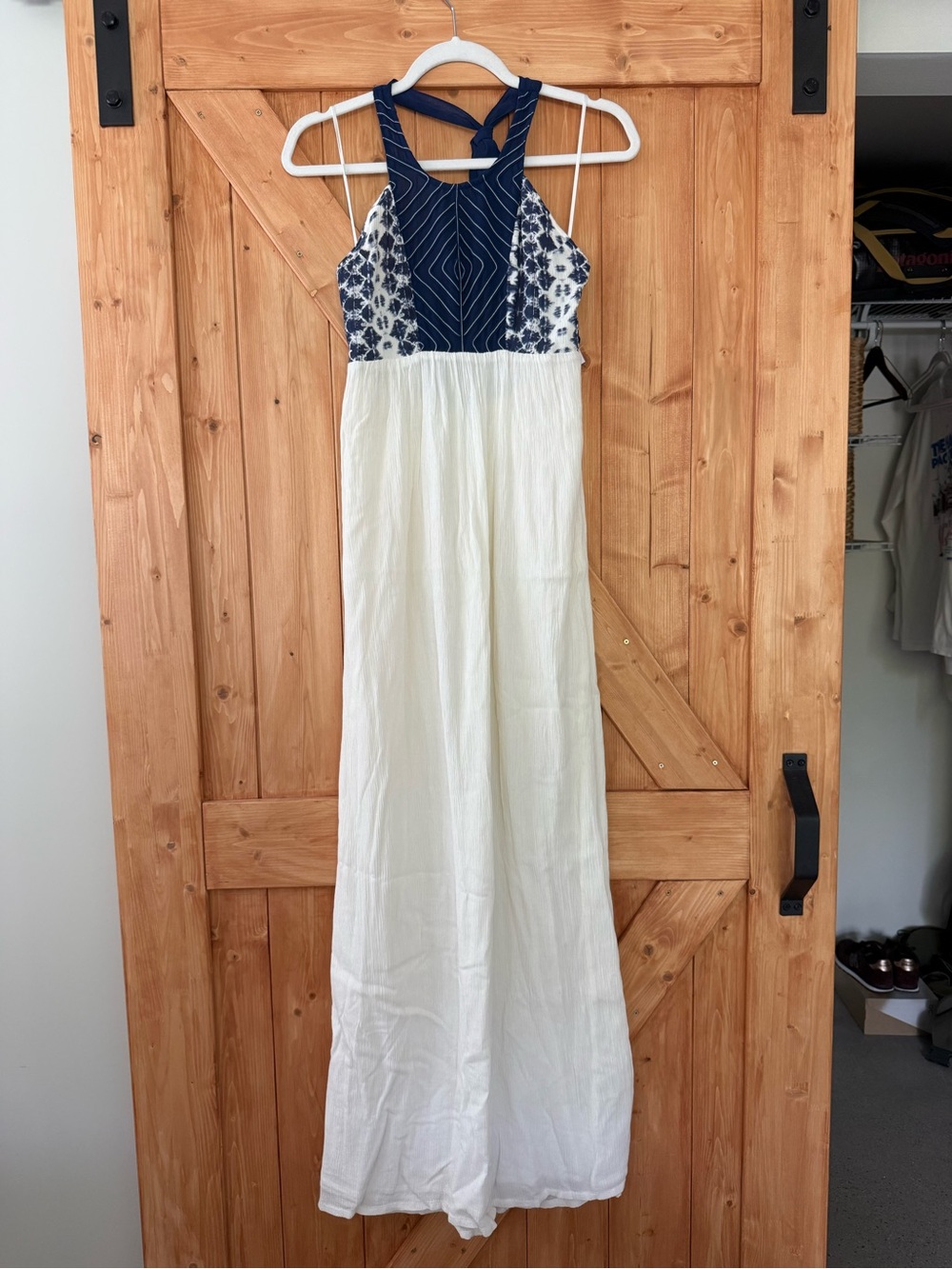 Rip Curl Navy & White Maxi Sundress